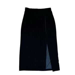 R&K Evening Black Velvet Skirt: Y2K, Modern